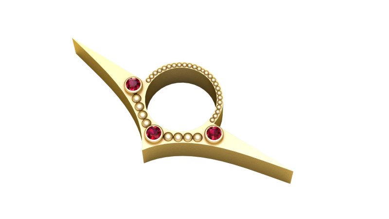 Handcrafted designer piece 3D Print Model .c4d .max .obj .3ds .fbx .stl .blend 
