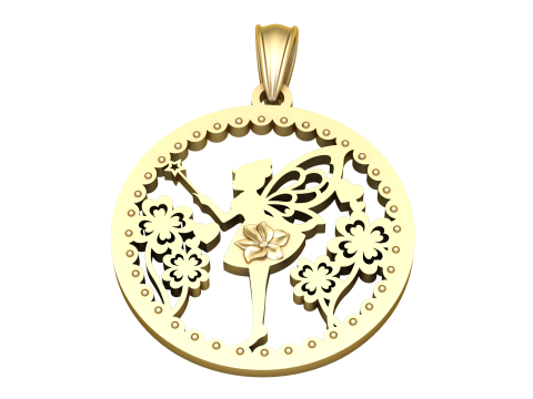 Handcrafted pendant design 3D-printmodel