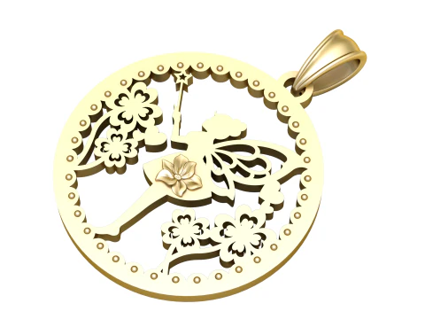 Handcrafted pendant design 3D Print Model