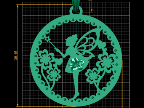 Handcrafted pendant design 3D Принт Модель