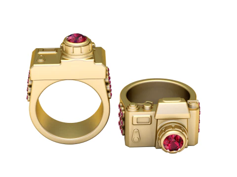 Anel da câmera Modelo de Impressão 3D