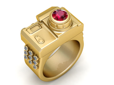 Camera ring Model Cetak 3D