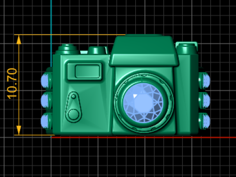 Camera ring Model Cetak 3D