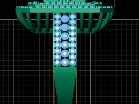 Cincin batu permata merah muda Model Cetak 3D