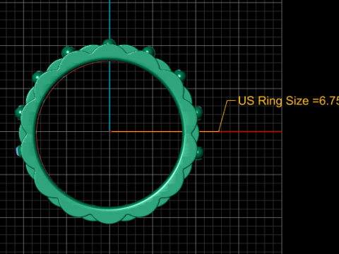 Gold Band Ring 3D 打印模型