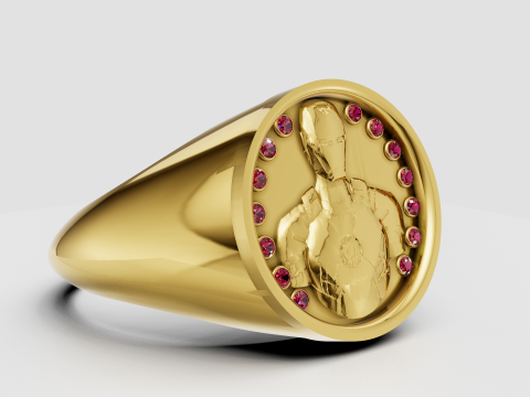 Heroic Ring Design 3D 打印模型