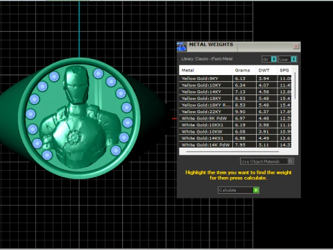 Heroic Ring Design 3D Print Model