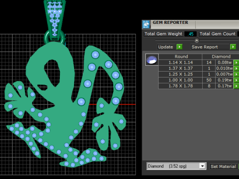 Alien Pendant 3D Print Model