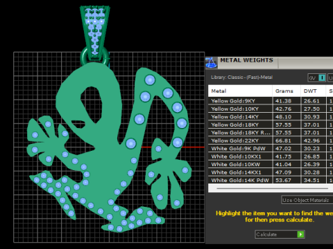 Alien Pendant 3D Print Model