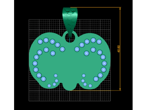 Pingente de cabe&ccedil;a de carneiro Modelo de Impressão 3D