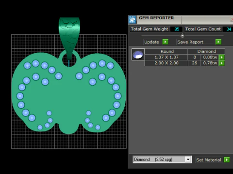 Pingente de cabe&ccedil;a de carneiro Modelo de Impressão 3D