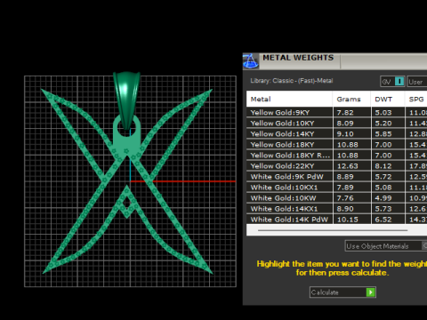 Contemporary Pendant Model Cetak 3D