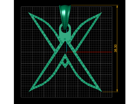 Contemporary Pendant Model Cetak 3D