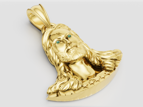 Jesus Pendant Model do druku 3D