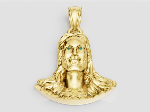 Jesus Pendant Model do druku 3D