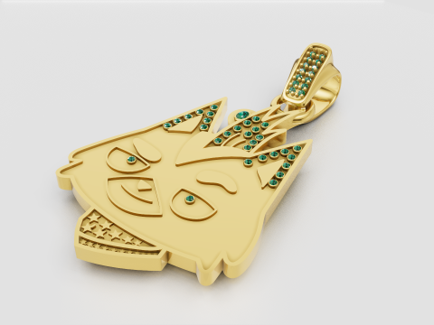 Cartoon Pendant 3D-Druckmodell