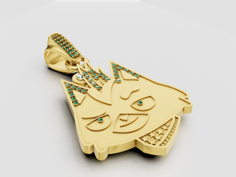 Cartoon Pendant 3D-Druckmodell