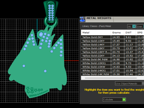 Cartoon Pendant 3D-Druckmodell