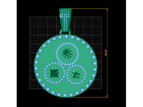 Custom Jewelry Design 3D Baskı Modeli