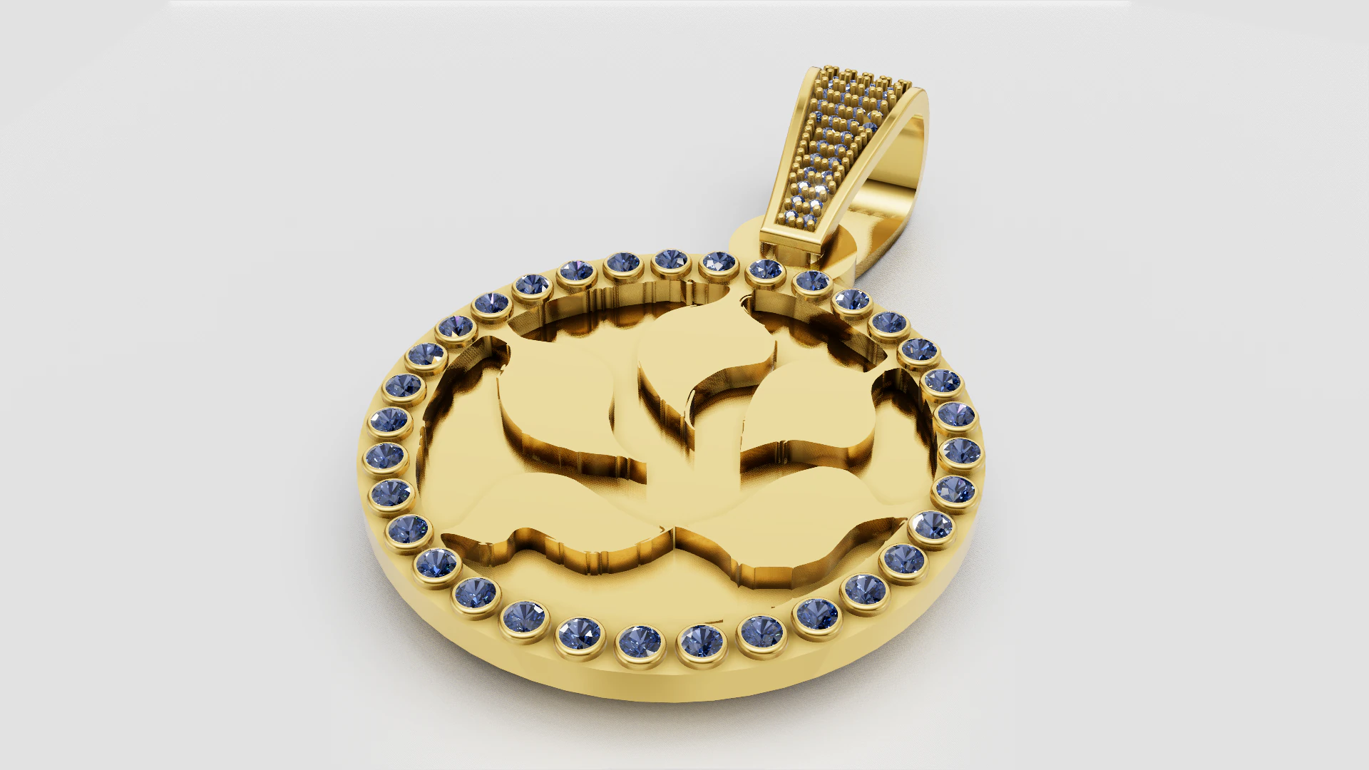 Luxury Jewelry Design 3D Print Model .c4d .max .obj .3ds .fbx .stl .blend