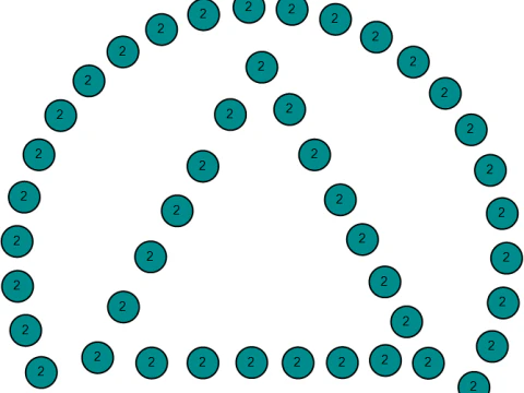 Triangle Circle Pendant 3D Print Model