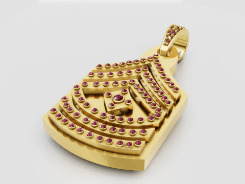 Biżuteria w kształcie piramidy Model do druku 3D