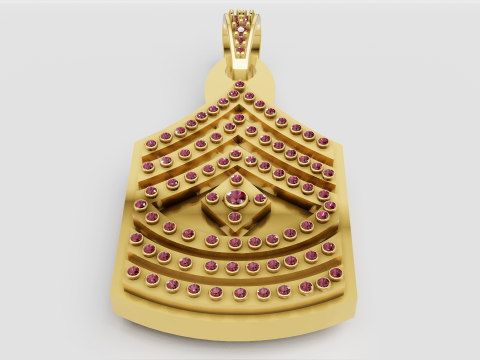 Pyramid Design Jewelry 3D 打印模型