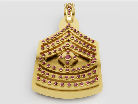 Pyramid Design Jewelry 3D Print Model
