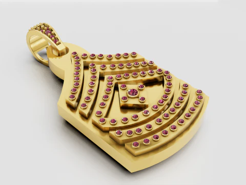 Pyramid Design Jewelry 3D Print Model