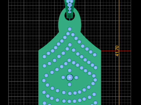 Pyramid Design Jewelry 3D 打印模型