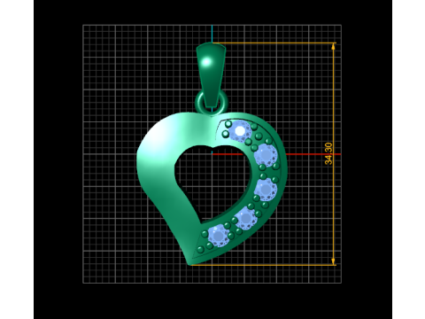 Custom Jewelry 3D प्रिंट मॉडल