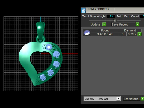 Custom Jewelry 3D Print Model