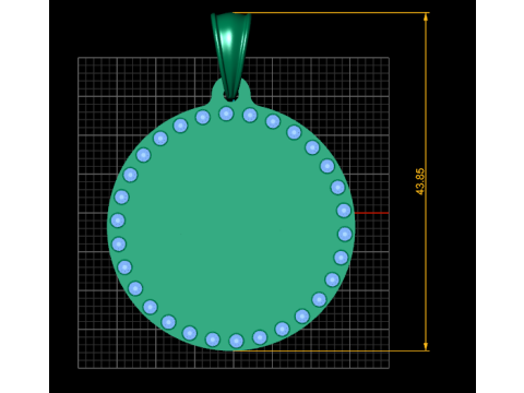 Custom Dog Jewelry 3D Print Model