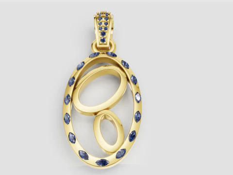 &Ccedil;ağdaş Kolye 3D Baskı Modeli