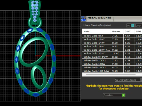 &Ccedil;ağdaş Kolye 3D Baskı Modeli