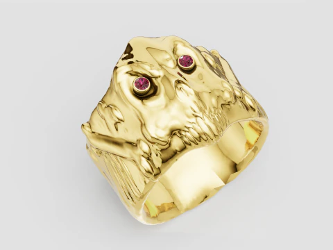 Pink Gemstone Jewelry 3D Print Model