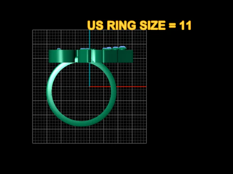 Stick Figure Ring 3D Print Model