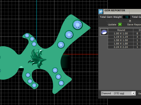 Stick Figure Ring 3D 打印模型