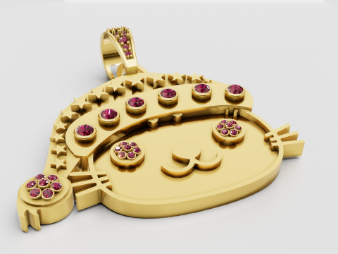 Cute Character Jewelry 3D 프린트 모델