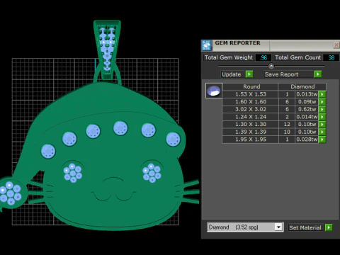 Cute Character Jewelry 3D Print Model