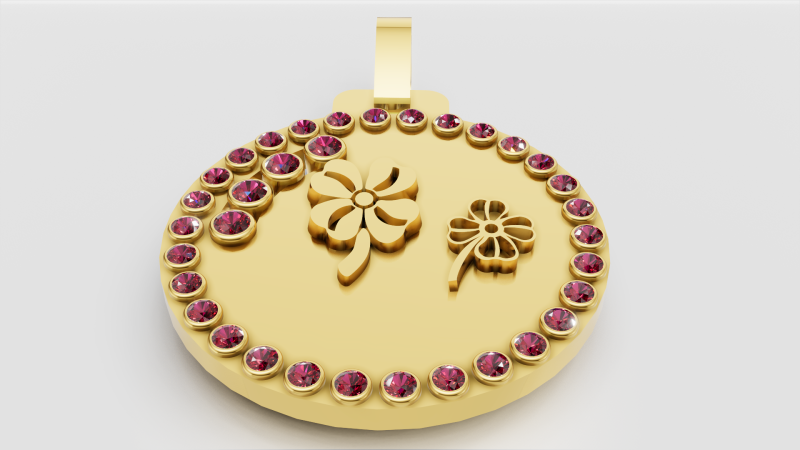 Luxury Jewelry 3D 프린트 모델 .c4d .max .obj .3ds .fbx .stl .blend