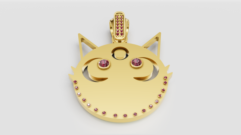 卡通风格吊坠 3D 打印模型 .c4d .max .obj .3ds .fbx .stl .blend