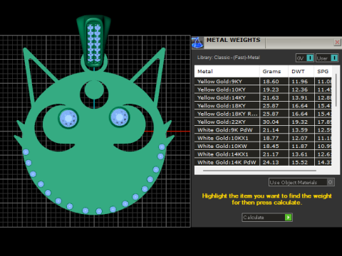 卡通风格吊坠 3D 打印模型