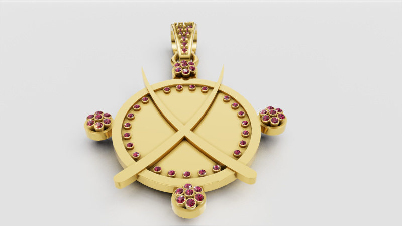 Symmetrical Jewelry 3D 프린트 모델 .c4d .max .obj .3ds .fbx .stl .blend