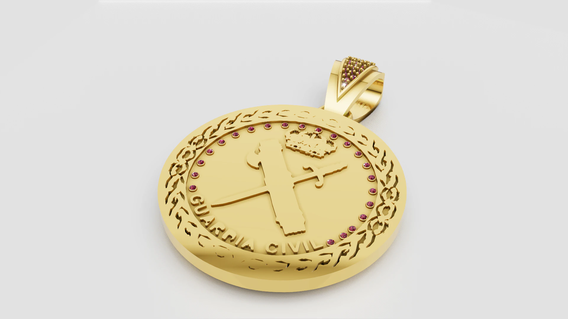 Crown and sword design 3D Print Model .c4d .max .obj .3ds .fbx .stl .blend 