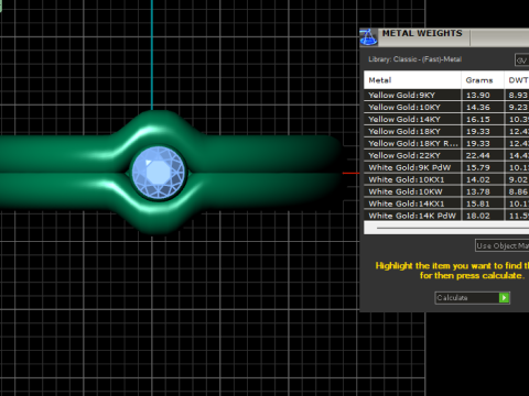 优雅的粉色宝石戒指 3D 打印模型