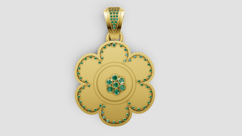 Womens Fine Jewelry 3D Print Model .c4d .max .obj .3ds .fbx .stl .blend