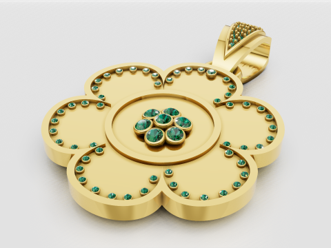 Womens Fine Jewelry Model Cetak 3D