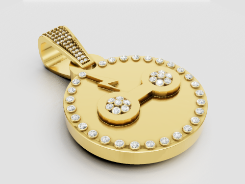 Statement Pendant Modello di stampa 3D