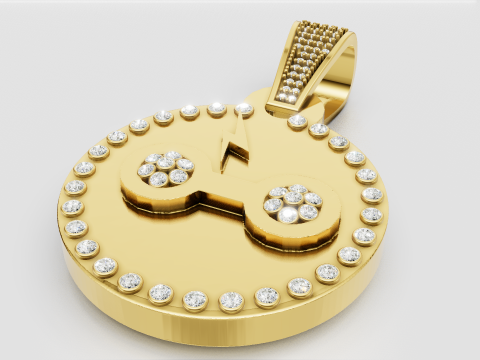Statement Pendant Modello di stampa 3D